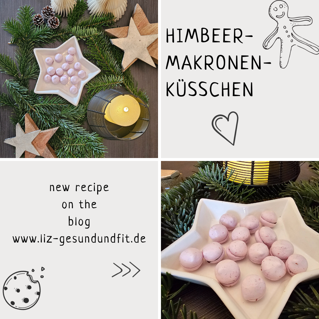 Bild Himbeer Makronen Küsschen