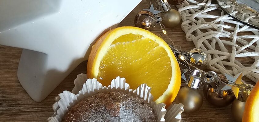 Orangen Zimt Muffins (no sugar)
